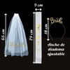Kit Tiara, Velo y Banda Premium Bride to Be Despedida