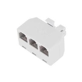 Philmore TEC37WH 3-Way RJ11 Telephone Splitter White