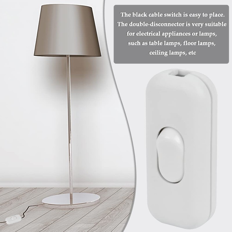 2 Pack inline switch, Lamp switch inline, Torpedo Switch 6Amp