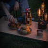 8pcs Stainless Steel Plates and Bowls Set Camping Dinner Dish