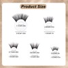 20pcs Doll Eyelashes, 5 Sizes Safety Eyelash Doll Lashes for