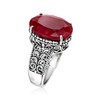 Ross-Simons 13.00 Carat Ruby Ring in Sterling Silver. Size 7