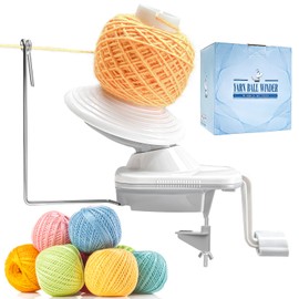 Yarn Winder, Yarn Ball Winder, Easy-to-Install Yarn Cake Winder Efficiently Make Neat 3.5 oz Yarn Cake, Sturdy ABS Yarn Winder for Crocheting with Lower Noise,The Helper for Knitting Enthusiast | SPEENSUN