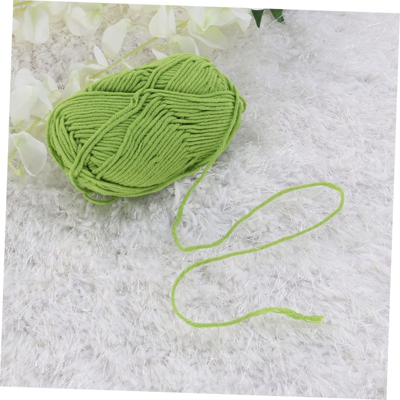Tofficu 5 Rolls Cotton Yarn for Knitting and Crochet Soft