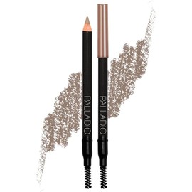 Palladio Lápiz de Cejas Taupe con Cepillo - Trazo Natural y Preciso