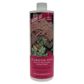 MICROBE-LIFT Clarifier Plus Seawater – (Highly Efficient Water Clarifier for All Saltwater Aquariums, Quickly and Safely Binds suspended Solids as well as Natural and Chemical Discolouration in the