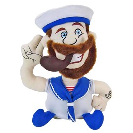 Kögler 75569 - Stress - Max Rag Doll with Print, Figure with Suction Cups on the Bottom, Ideal for Relieving Stress, Anger and Aggression