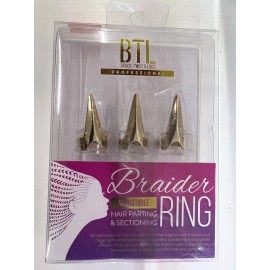 BTL Braiders Hair Parting & Sectioning Ring (3 Ring Per 1 Pack)