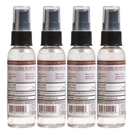 Mrs. Meyer's Antibacterial Hand Sanitizer Spray, Travel Size, Removes 99.9% of Bacteria, Lavender, 2 oz - Pack of 4