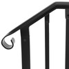 KUAFU Step Handrail Fit for 1-2 Steps Flexible Porch Railing