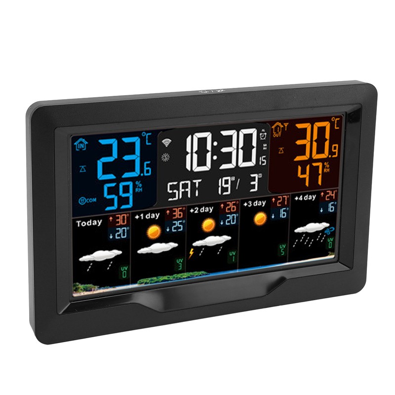 Smart Weather Clock WiFi Wireless Digital Weather Clock for Temperature