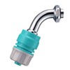 SANEI PY127-64X-16 Universal Home Pipe with Jointer, One-Touch Connection of