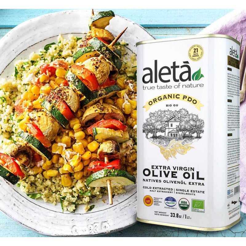 Aleta, Organic & PDO Extra Virgin Olive Oil, Certified Single