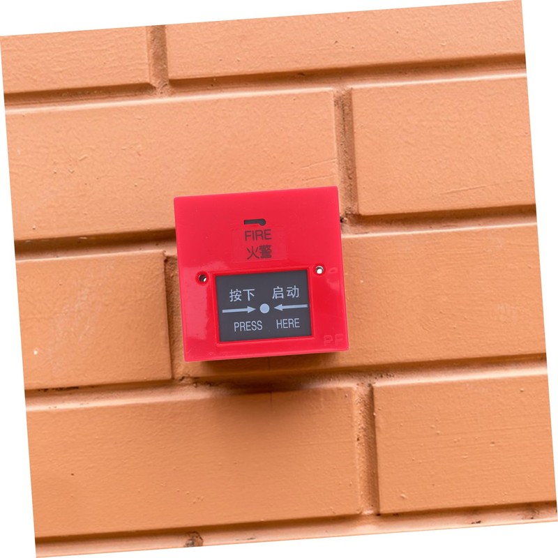 Zerodeko Emergency Fire Safety Alarm Button Glass Break Alarm for