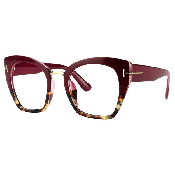 Zeelool Readers Thick Cat Eye Reading Eyeglasses for Women with