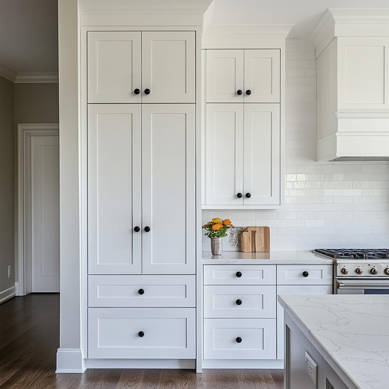 HESTIA HARDWARE 20 Pack | Black Cabinet Knobs Kitchen Knobs