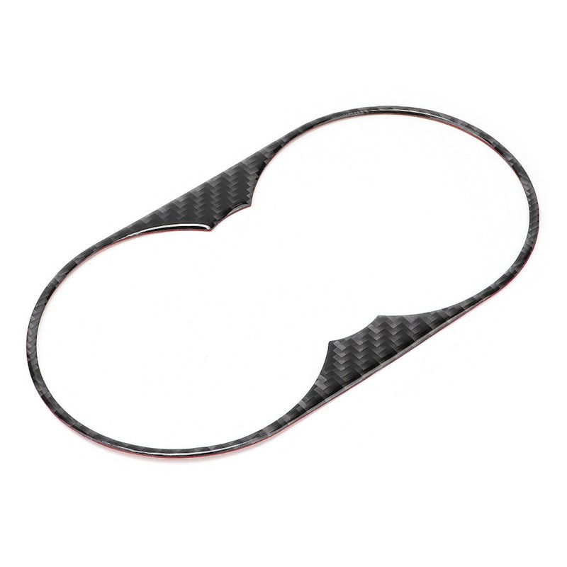 Left Hand Driving Carbon Fiber Water Cup Holder Panel Frame