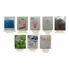 levantate y maquillate Mascarillas Skincare 30 Piezas Adios Arrugas Acne Manchas.