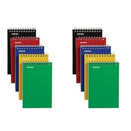 Staples Top Bound Memo Books, 3" x 5", 10/Pack (10 Pack)