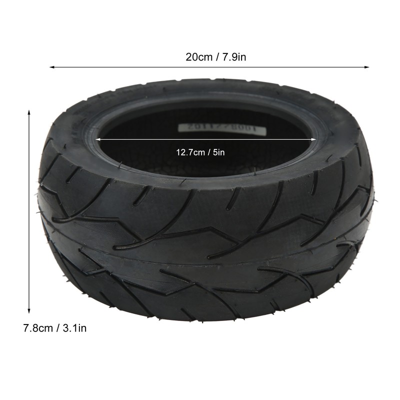 Electric Scooter Tire Replacement Elastic Cushioning Non Slip Rubber Vacuum