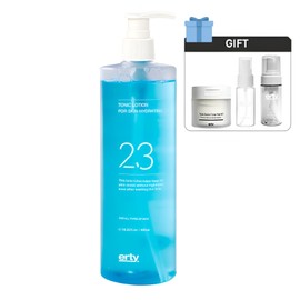 Erti 23 Tonic Lotion for Skin Hydrating 480ml + Pad + Portable Container / 에르띠 23 토닉 로션 포 스킨 하이드레이팅 480ml+패드+휴대용기