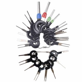 26Pcs Car Terminals Removal Tools,Auto Wire Connector Terminal Pin Extractors Puller Wiring Crimp Connector Repair Remover Key Tools Set, Terminal Removal Tool