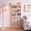 Heehee Solid Wood Bookshelf Bookcase Book Shelf Organizer for Books,