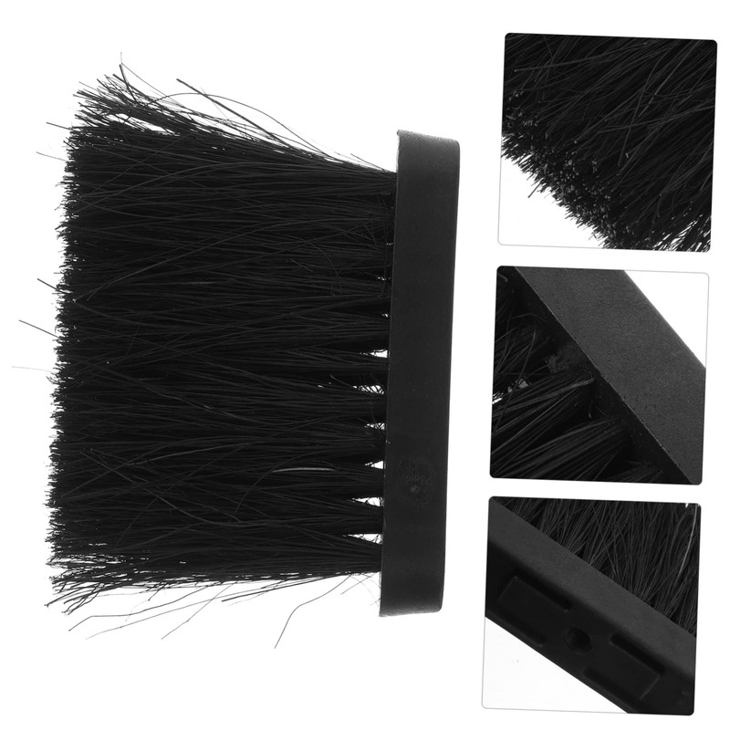 ABOOFAN 2 Pack Fireplace Brush Replacement Heads Long Handled Scrubbing