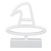 Neon Light Plastic Witch Hat Shape USB Battery Powered RGB