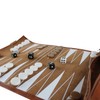 Travel Roll Up Backgammon Set 13 Inch (Brown)