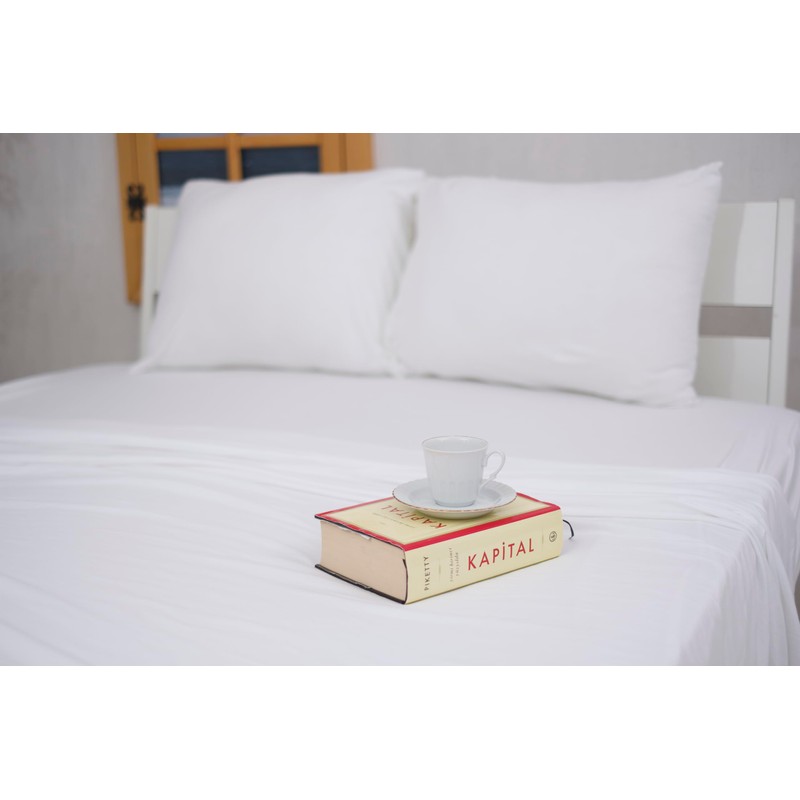 Venice Home 100% Cotton Flat Top Sheet Only - T-Shirt