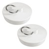 Plug for Sink, Pack of 2 Drain Plugs, Bathtub Plugs