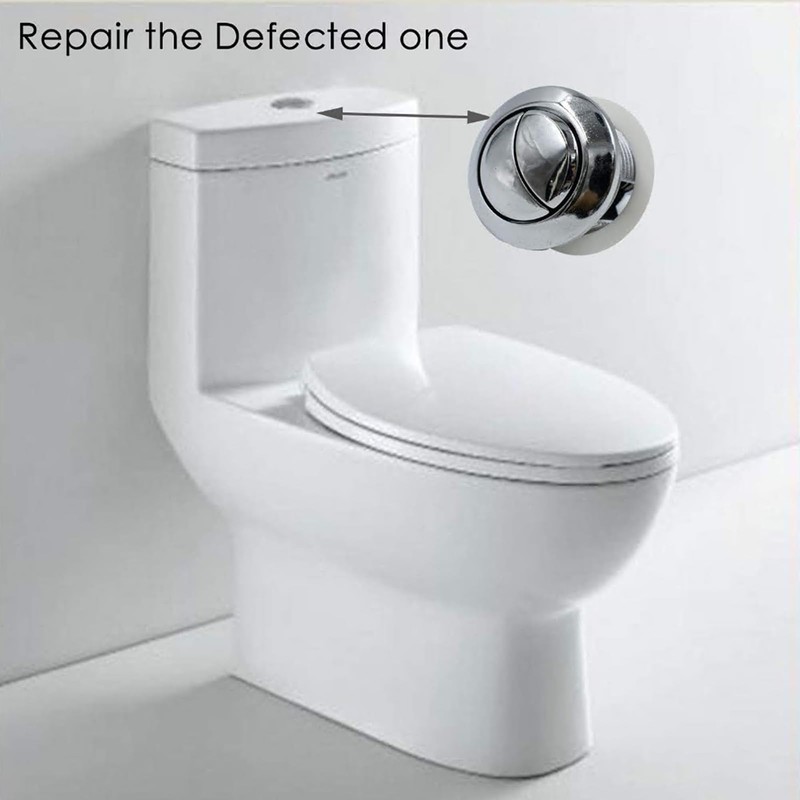 Toilet Tank Button Toilet Button Dual Push Flushing Toilet Button