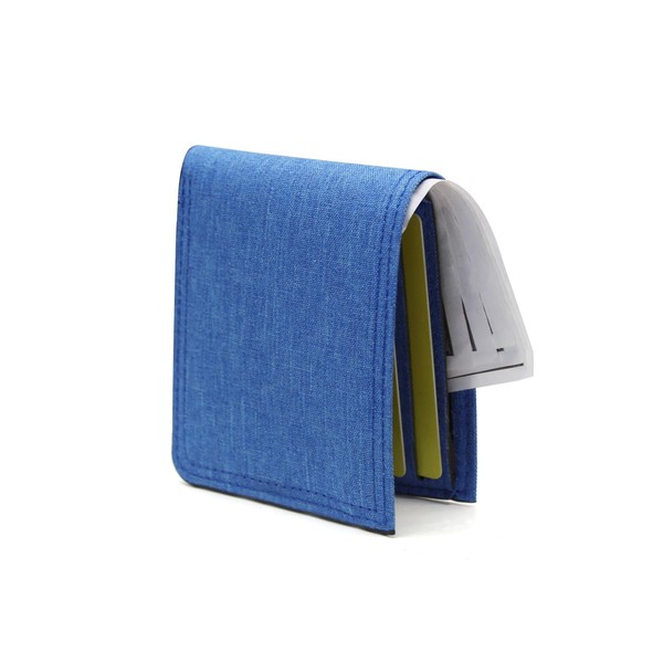 AfitLulu Men's Canvas Wallet with Multi Slot and ID Window,