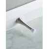 Spring Door Stop Stopper Spring-Aside Doorstop Wall, Skirting or Door
