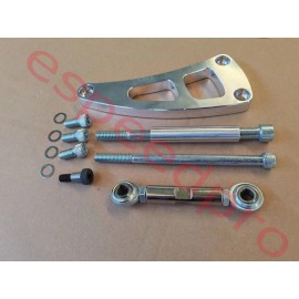 espeedpro21 Chrome Chevy BBC 454 140 Amp 1 or 3 Wire Alternator & LWP Aluminum Bracket Kit