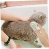 Hohopeti Reusable Cat Brush Soft Massage Shower Brush for Cats