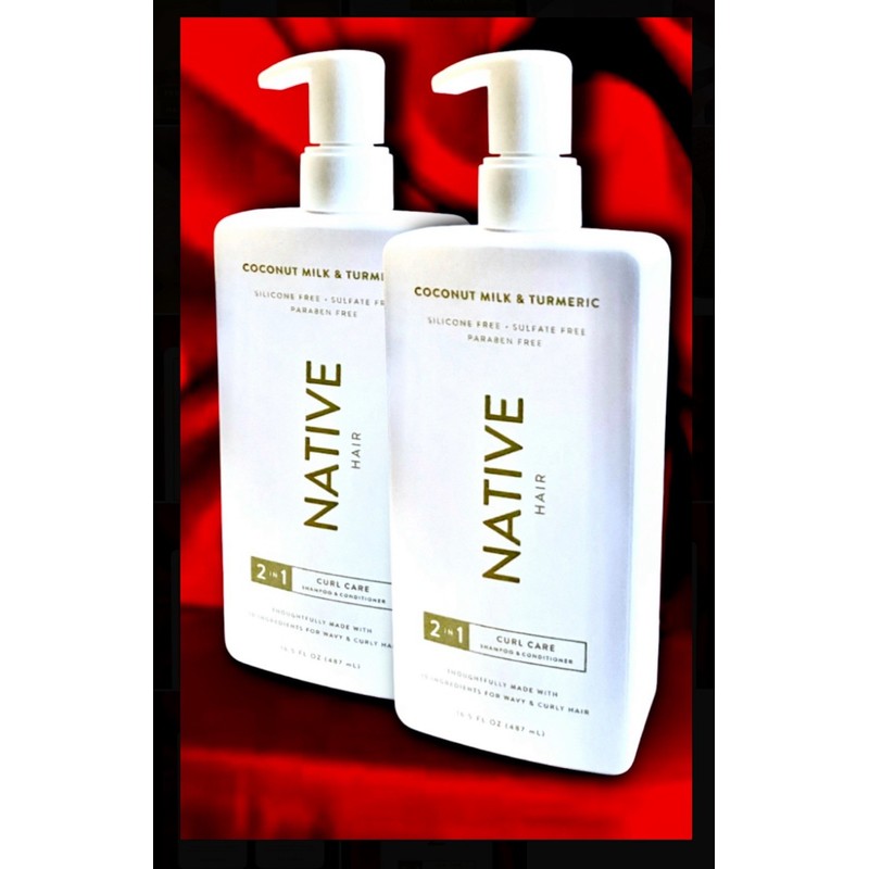 Native 2pk NATIVE 2 in 1 Coconut Milk & Turmeric