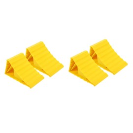 PACKOVE 4pcs Rv Wheel Chocks Car Wheel Stabilizer Tire for Trailers and Motorhomes Stabilization
