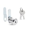 Uenhoy 6 Pack Cabinet Cam Locks Keyed Alike, 1-1/8" (30mm)
