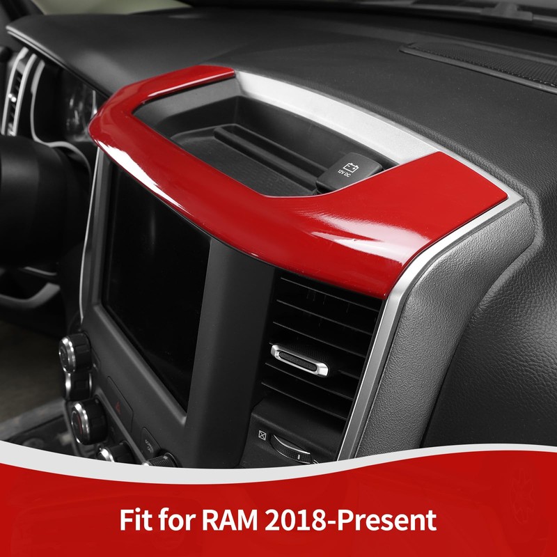 JOSHELA for RAM Center Dashboard Storage Bin Trim Cover Fit