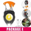 COB Keychain Work Light Keychain Flashlights 7 Light Modes 1600Lumen,portable