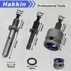 Hakkin 0.8-10mm Keyless Drill Chuck Adapter, 3/8-24UNF Capacity Mount with