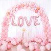 40 Inch Pink LOVE Letter Balloons - Large Pastel Pink