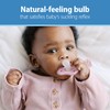 Dr. Brown's Advantage One-Piece Silicone Baby Pacifier, Fully Symmetrical Soother,