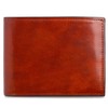 Bosca Men's Old Leather Bifold Wallet with ID Window and