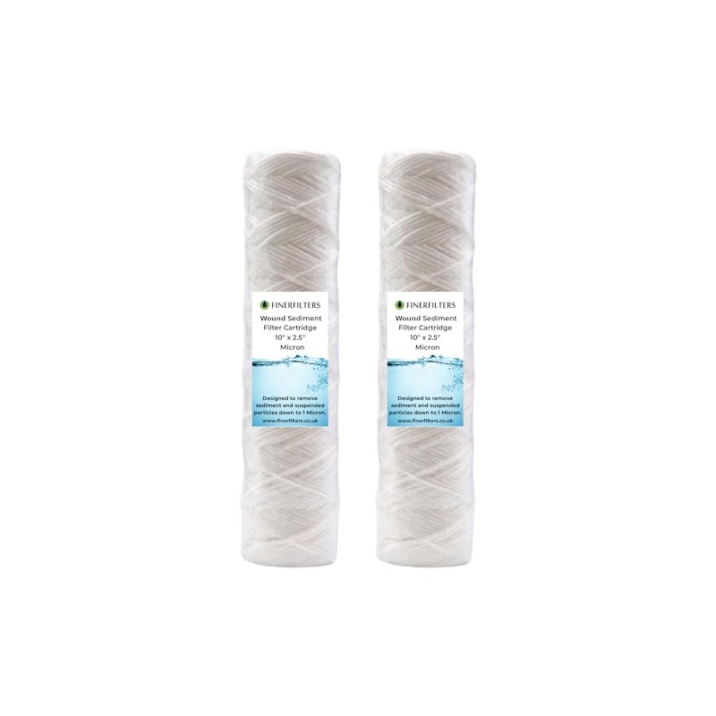 10" Standard Wound String Sediment Water Filter | 1 Micron,