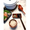 JapanBargain 4 Pack Japanese Red Black Serving Soup Spoon 2382x4