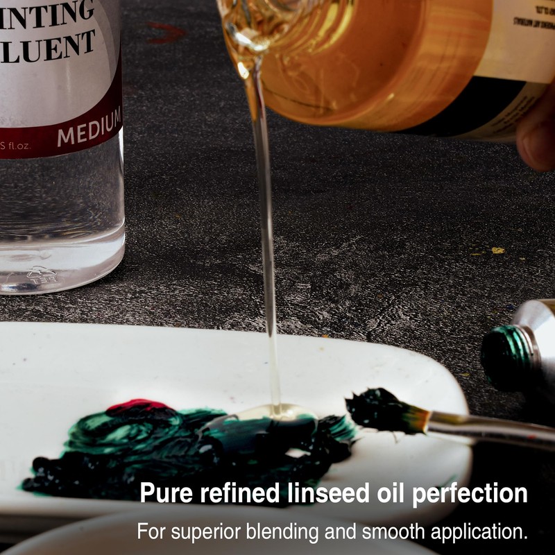 PHOENIX Refined Linseed Oil 250ml - 8.5 Fl Oz. Oil