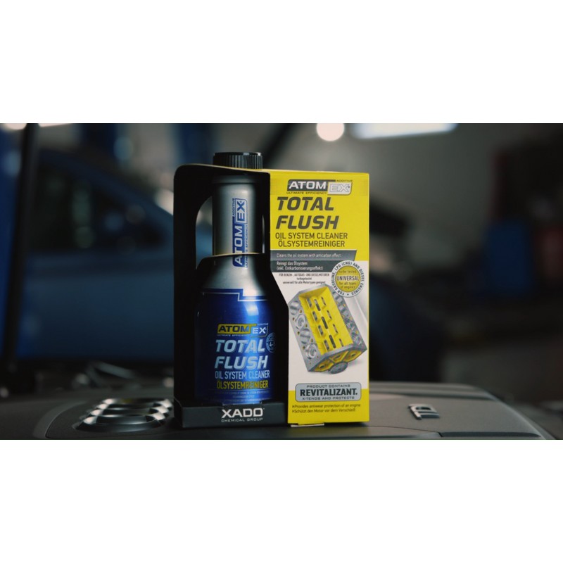 XADO Engine oil system cleaner ATOMEX Total Flush Car REVITALIZANT